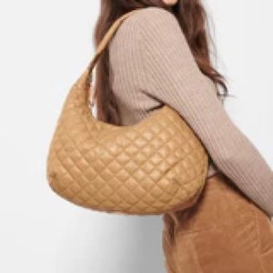 MZ Wallace Metro Shoulder Bag Caramel-RARE